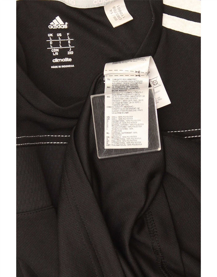Adidas Herren Top Langarm Large Schwarz Polyester