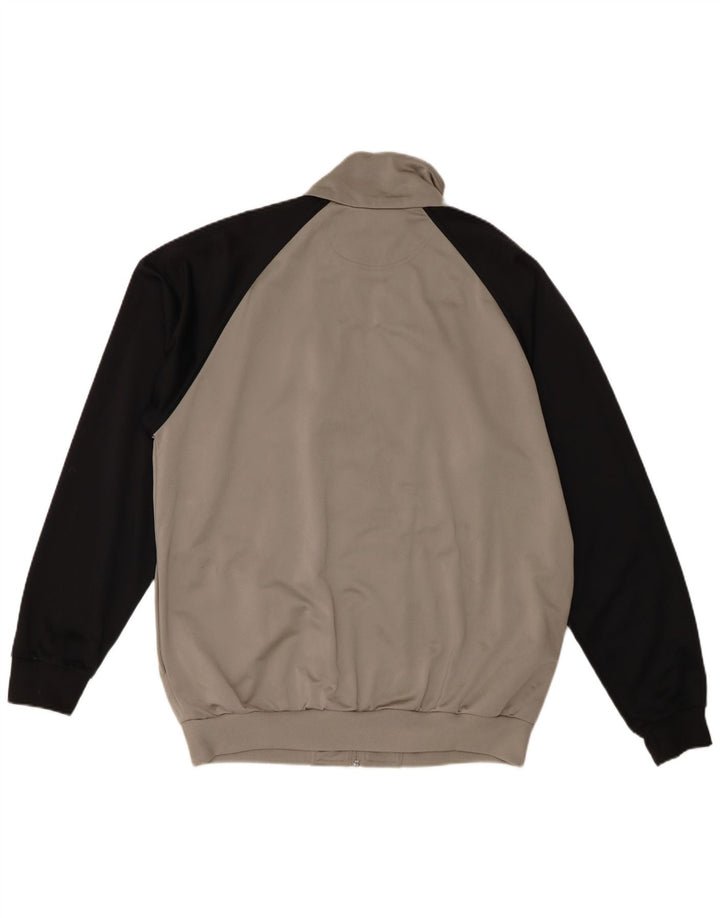 Kappa Herren-Trainingsanzug-Oberteil, Jacke, XL, Grau, Colourblock-Polyester