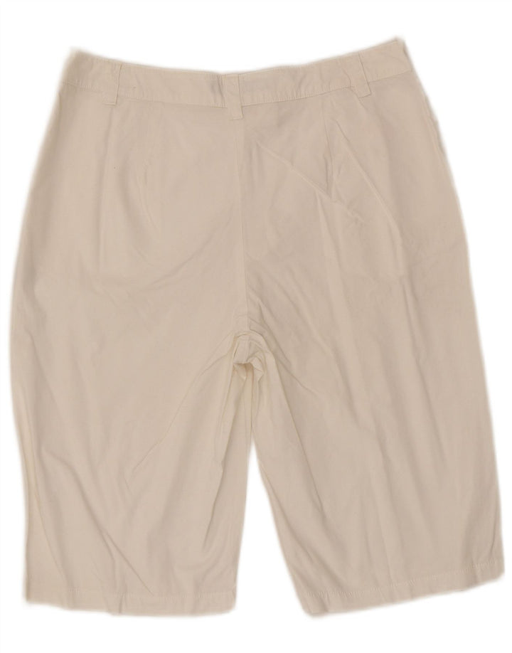 Vintage Damen Chino Shorts IT 44 Medium W30 Weiß