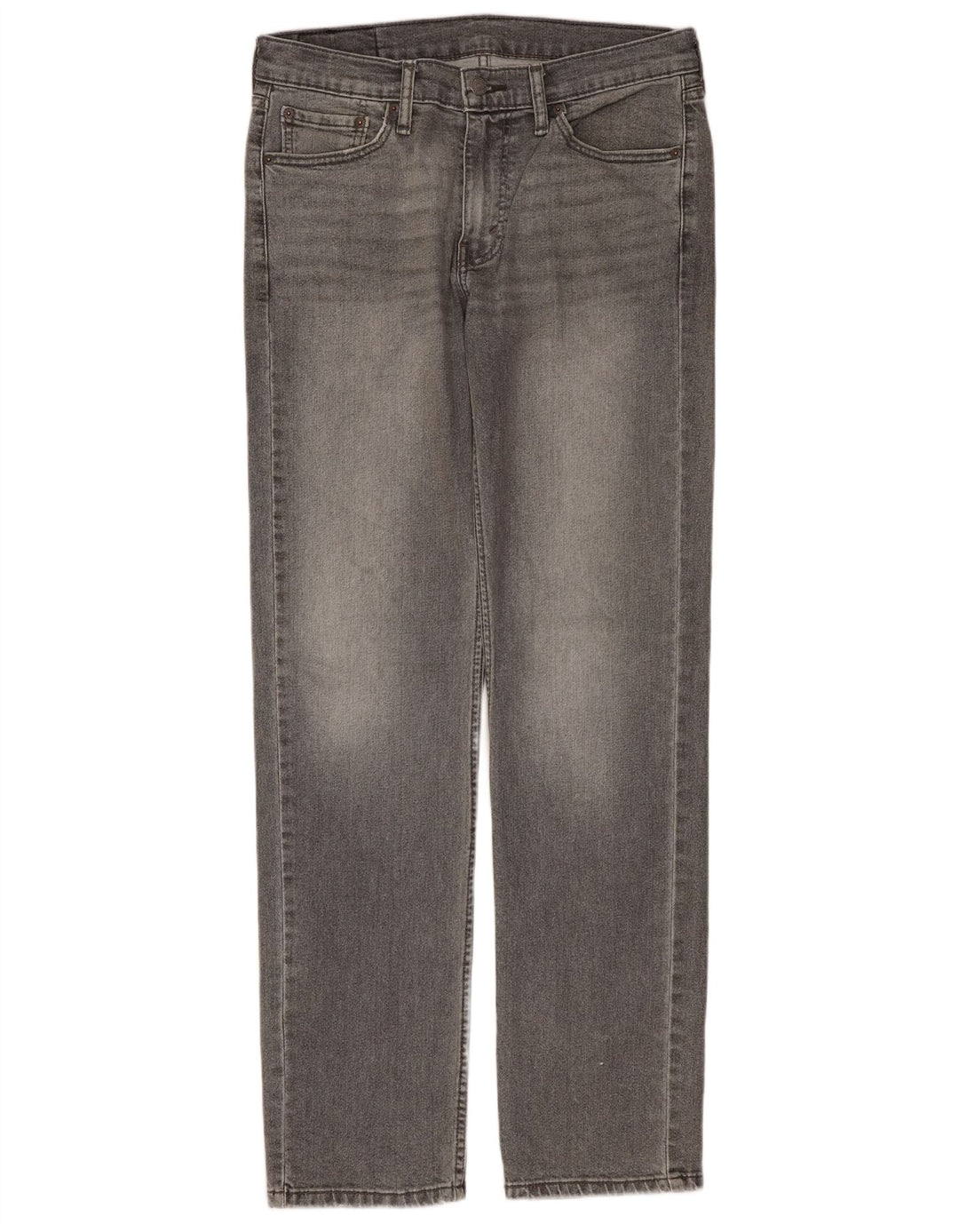 Levi's Herren 514 Straight Jeans Größe 30 W30 L32 Graue Baumwolle