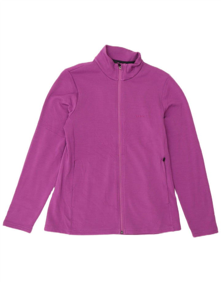 Rohan Womens Trainingsanzug Top Jacke UK 10 Small Lila Polyester