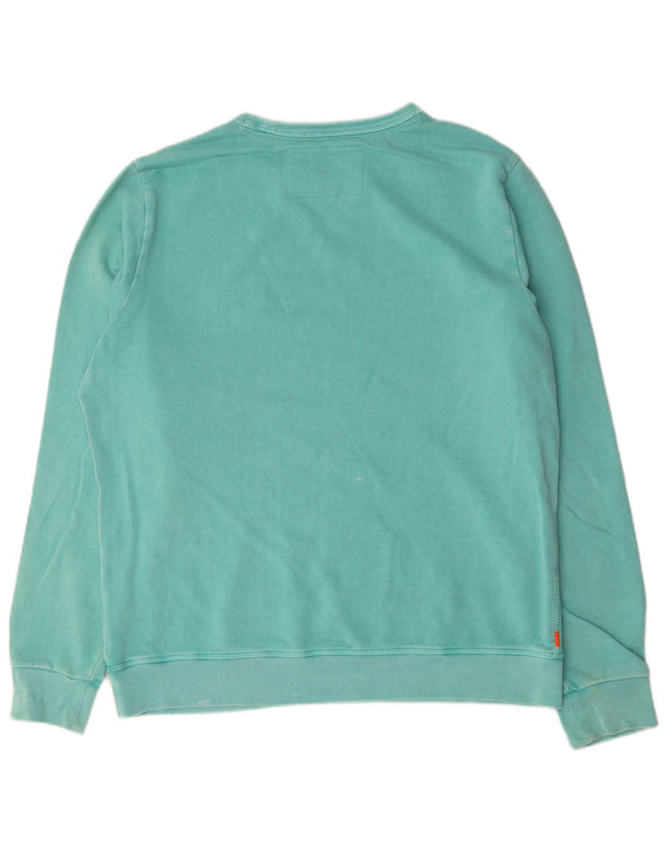 Superdry Herren-Sweatshirt-Pullover 3XL aus grüner Baumwolle
