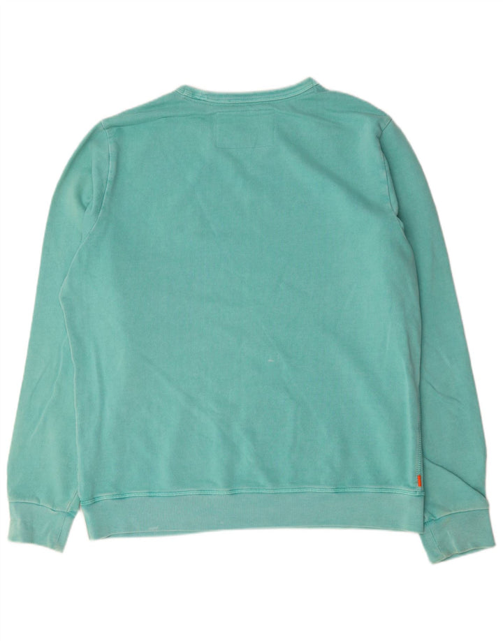 Superdry Herren-Sweatshirt-Pullover 3XL aus grüner Baumwolle