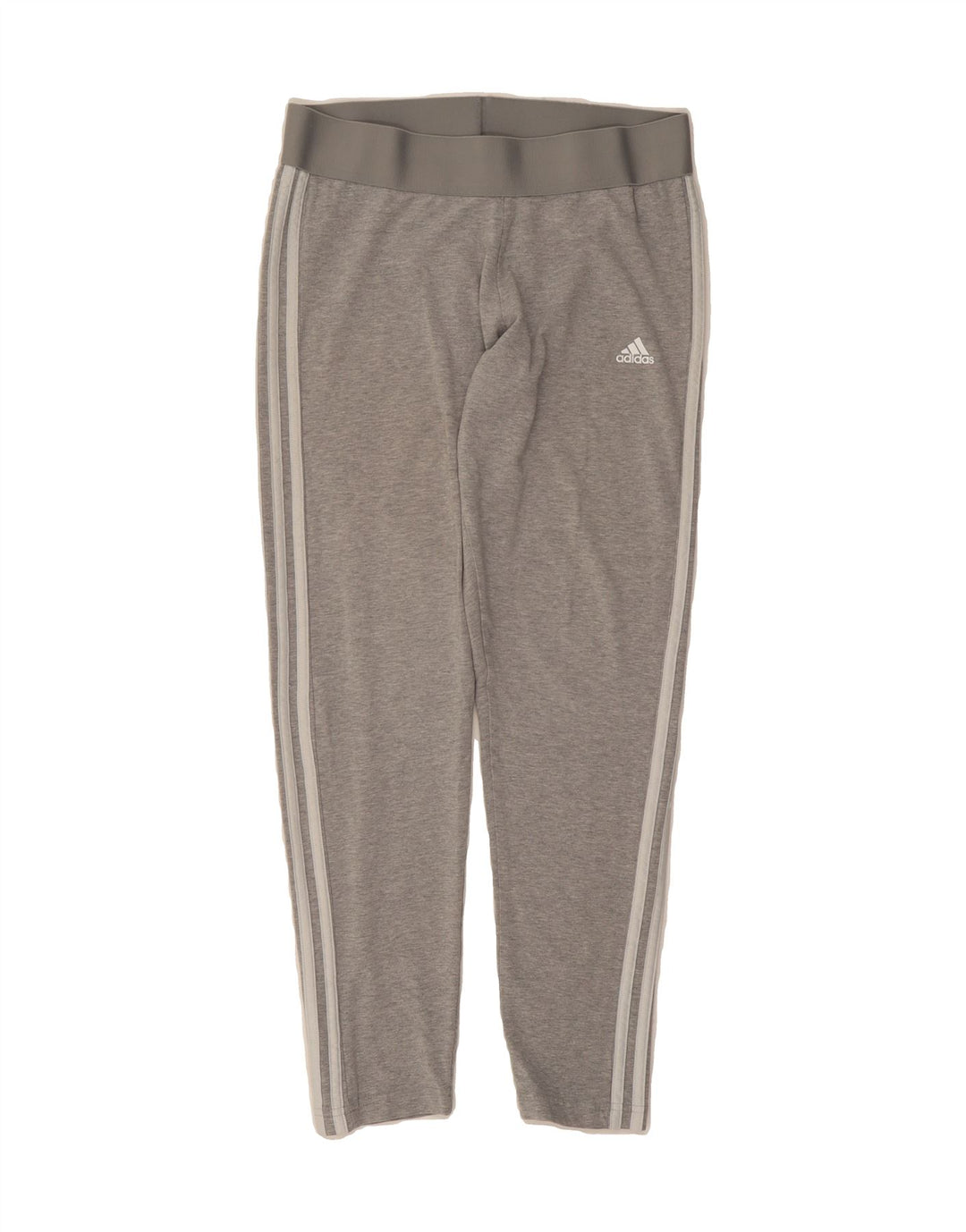 ADIDAS Womens Leggings UK 16/18 Large  Grey Vintage Adidas and Second-Hand Adidas from Messina Hembry 