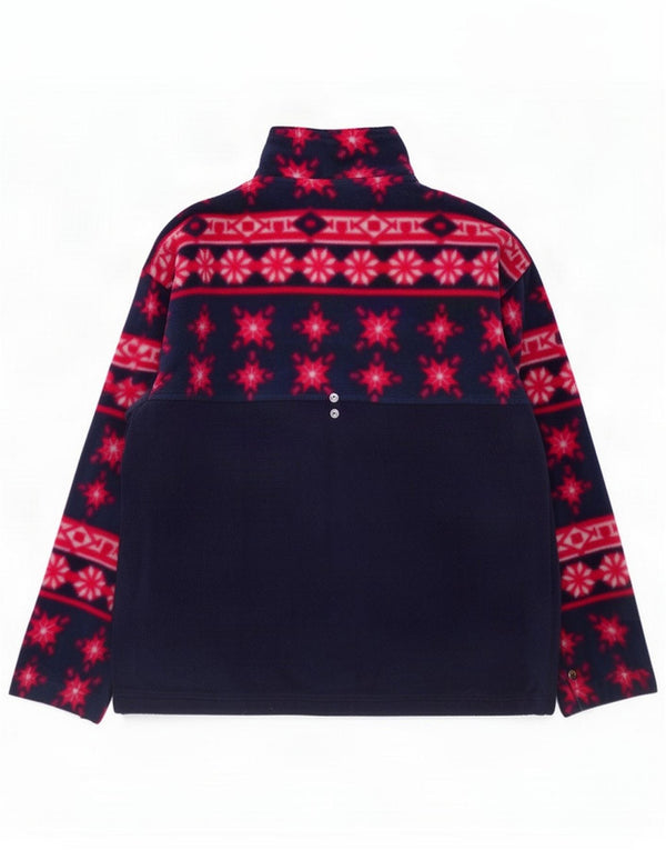 Bailo Damen Fleecejacke UK 16 Large Blue Fair Isle Polyester