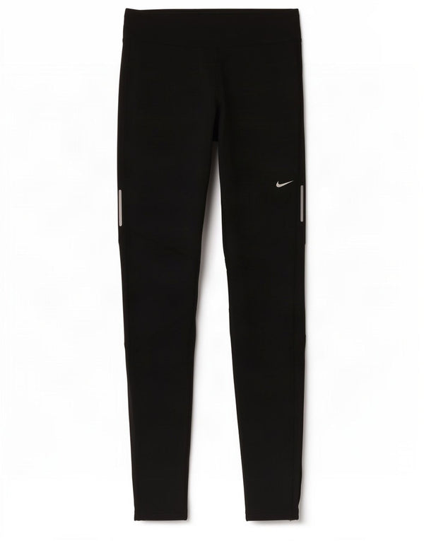 Nike Damen Dri Fit Leggings UK 10 Small Schwarz Polyester