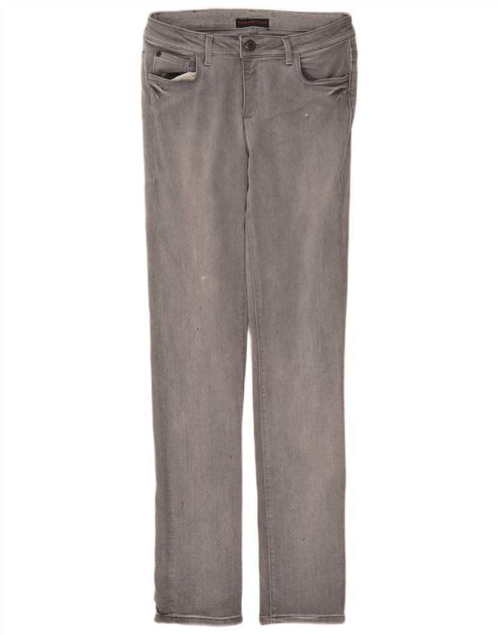 Trussardi Damen Skinny Jeans W28 L31 Grau