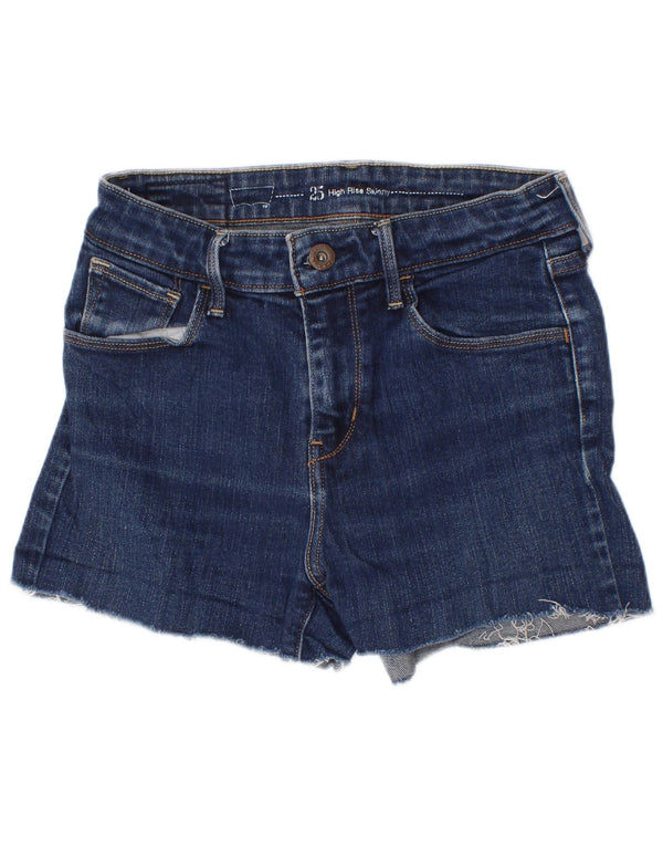 Levi's Damen Jeansshorts W25 XS Blaue Baumwolle