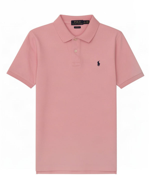 Polo Ralph Lauren Jungen-Poloshirt mit klassischer Passform, 10–11 Jahre, Mittelrosa
