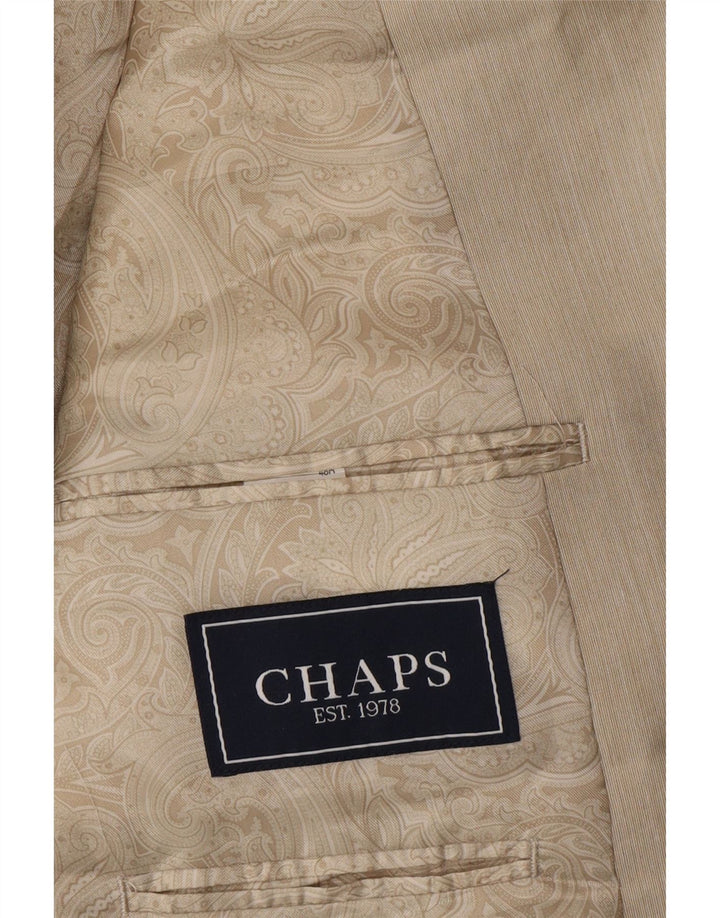 Chaps Herren-Blazer mit 2 Knöpfen, UK 48, 4XL, Beige, Polyester