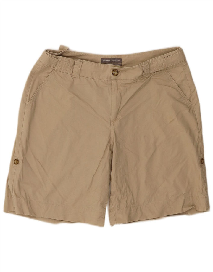 Dockers Damen Chinoshorts US 8 Medium W30 Beige Baumwolle