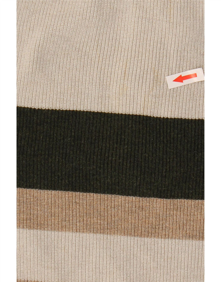 Marks & Spencer Damen-Pullover mit Reißverschluss am Hals, Gr. 10, Größe S, Grau, Farbblock