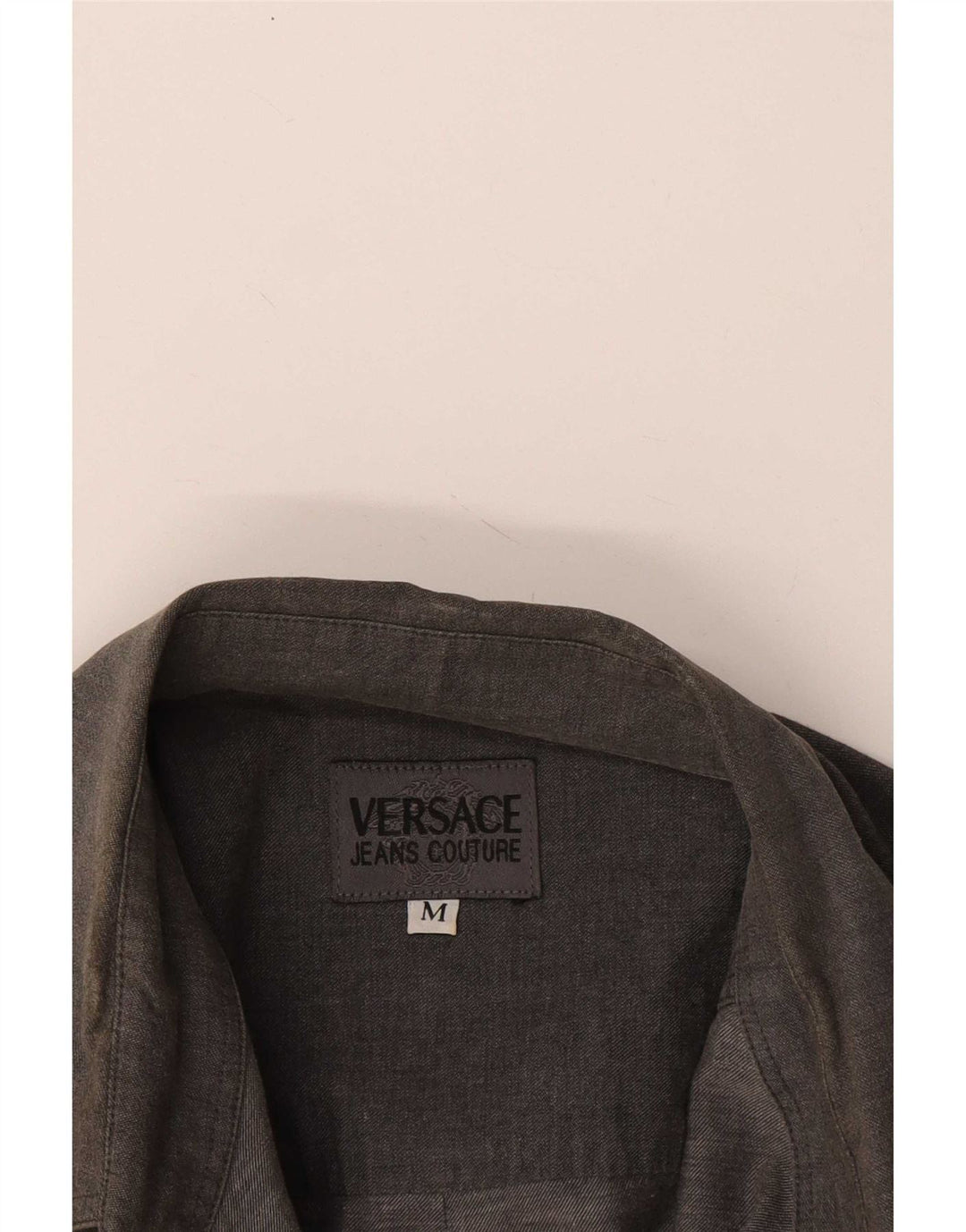 Versace Herrenhemd Mittelgrau