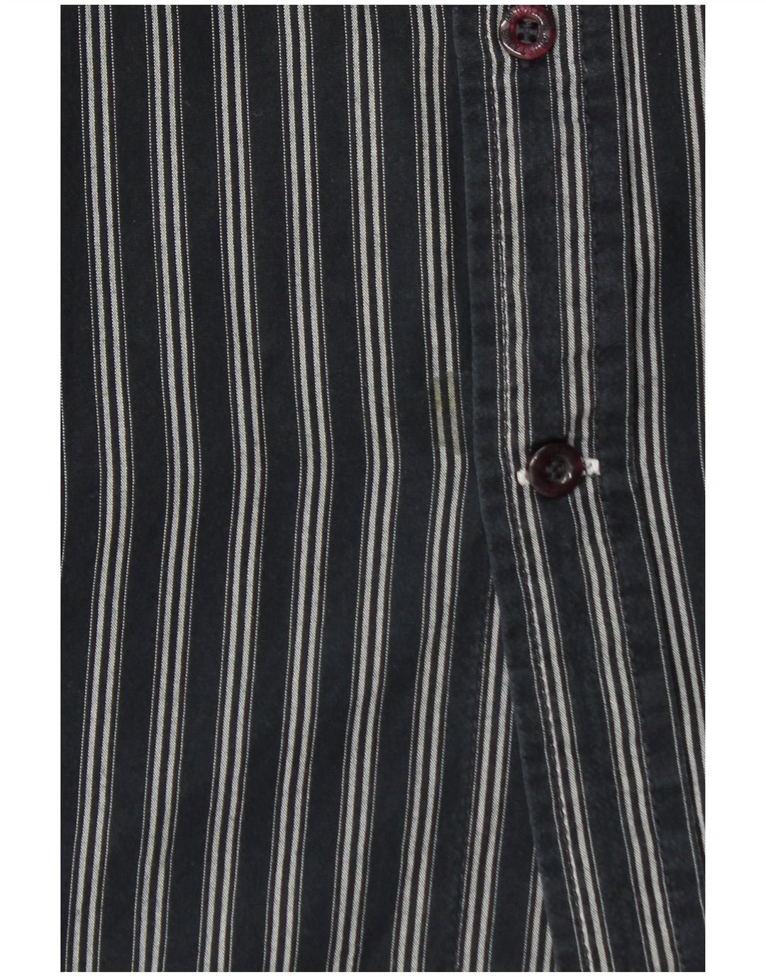 MUSTANG Herrenhemd, groß, schwarz gestreift, Baumwolle