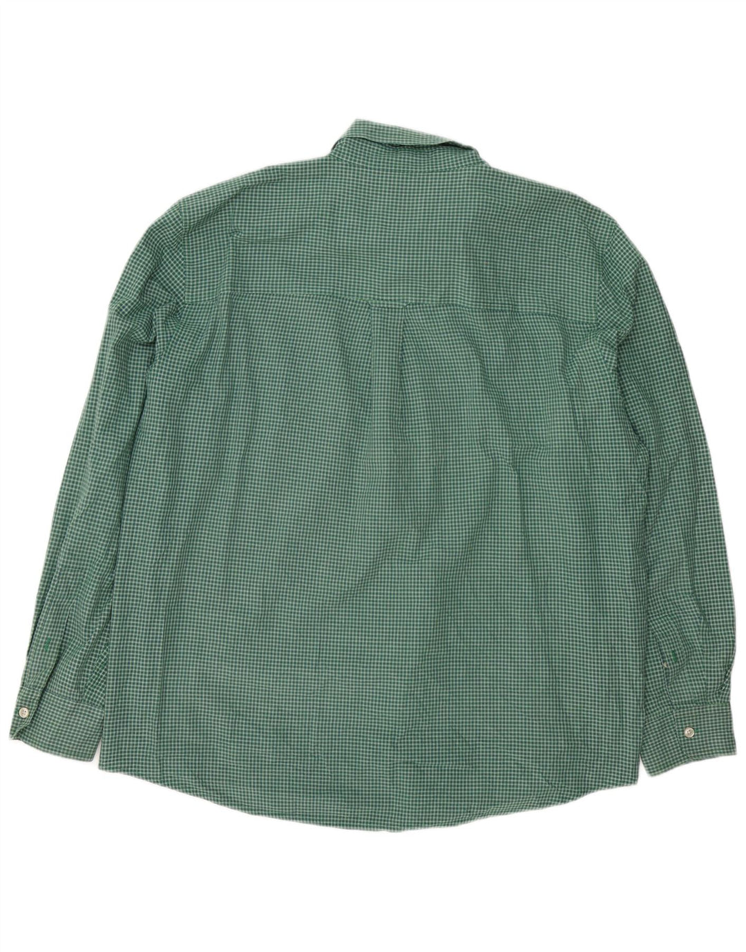Chaps Herren-Hemd, pflegeleicht, XL, grün kariert, Baumwolle