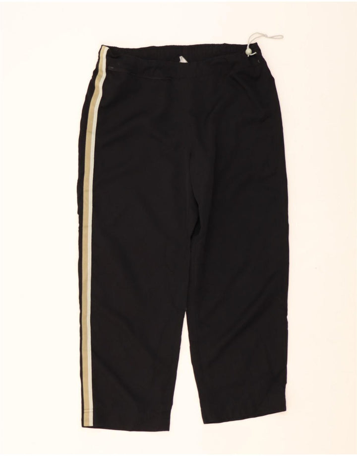 NIKE Womens Capri Tracksuit Trousers US 8/10 Medium  Black Polyester Vintage Nike and Second-Hand Nike from Messina Hembry 
