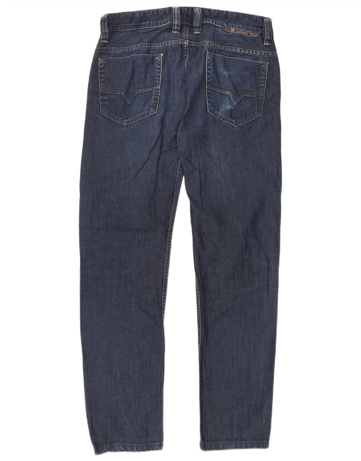 Diesel Herren Slim Jeans W30 L30 Marineblau Baumwolle