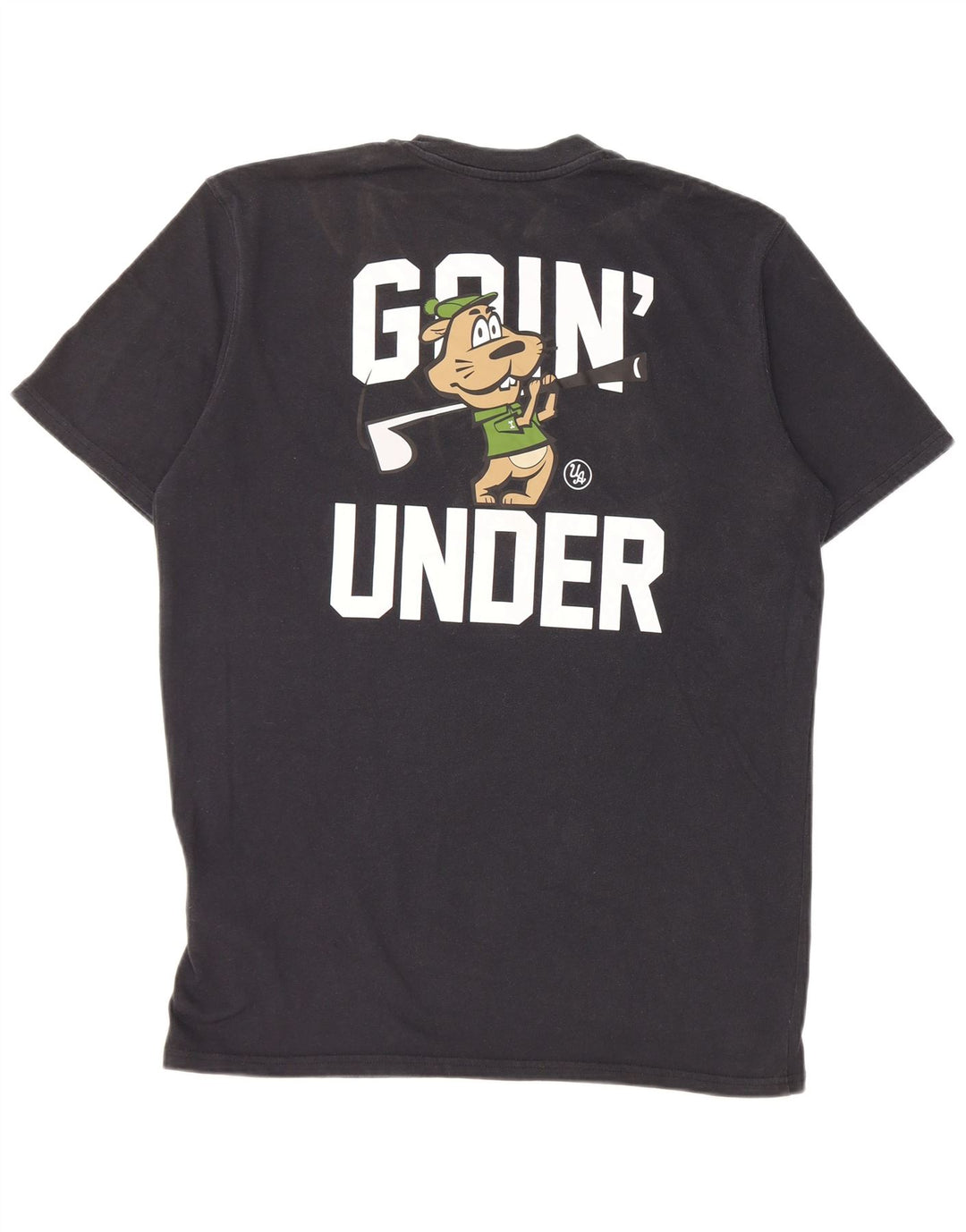 Under Armour Herren-T-Shirt mit Grafik, mittelschwarze Baumwolle