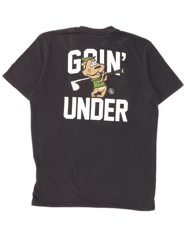 Under Armour Herren-T-Shirt mit Grafik, mittelschwarze Baumwolle