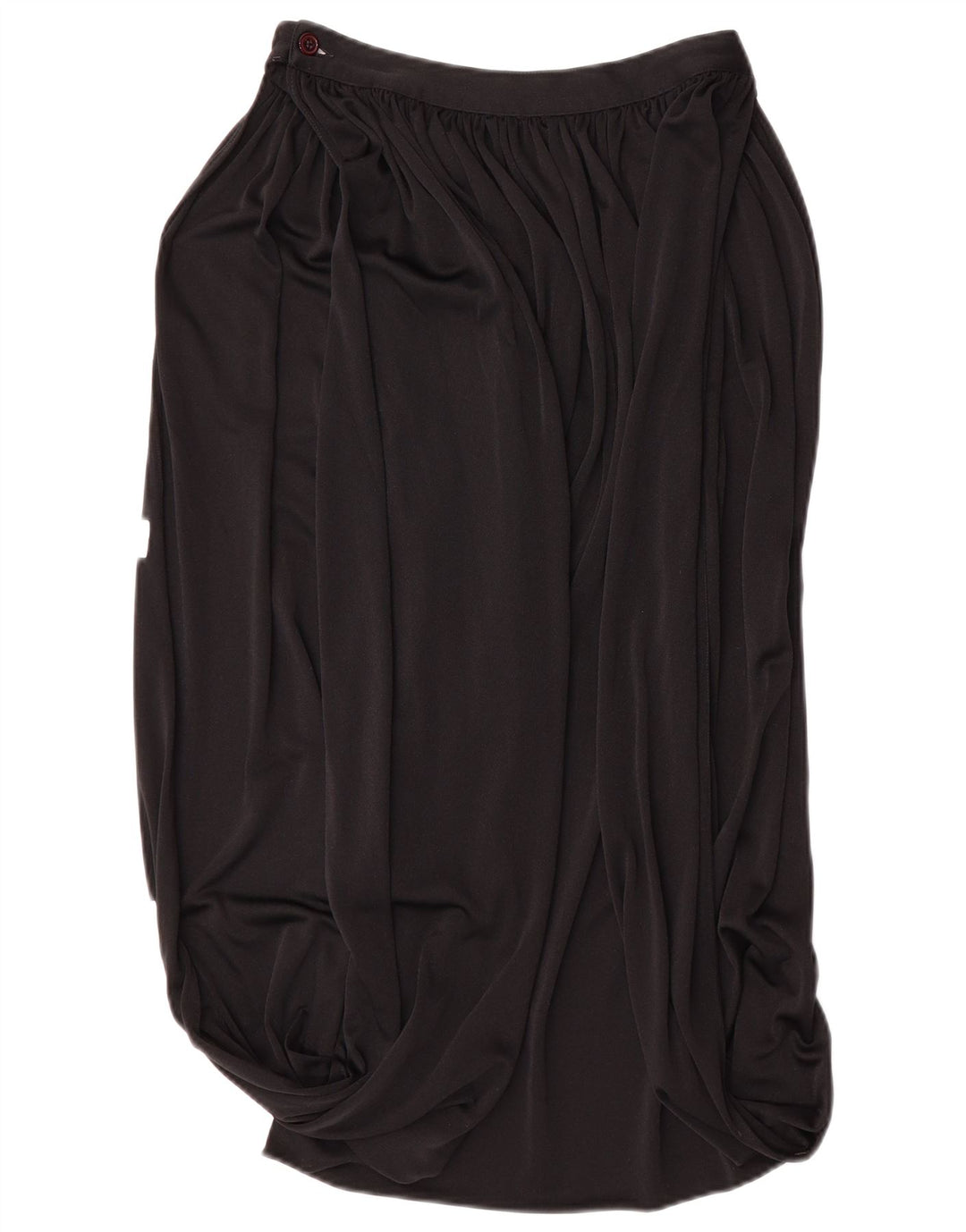 VINTAGE Womens Bubble Skirt US 2 XS W28 Black Nylon