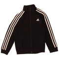ADIDAS Aeroready-Trainingsanzug für Jungen, Top-Jacke, 7–8 Jahre, schwarzes Polyester