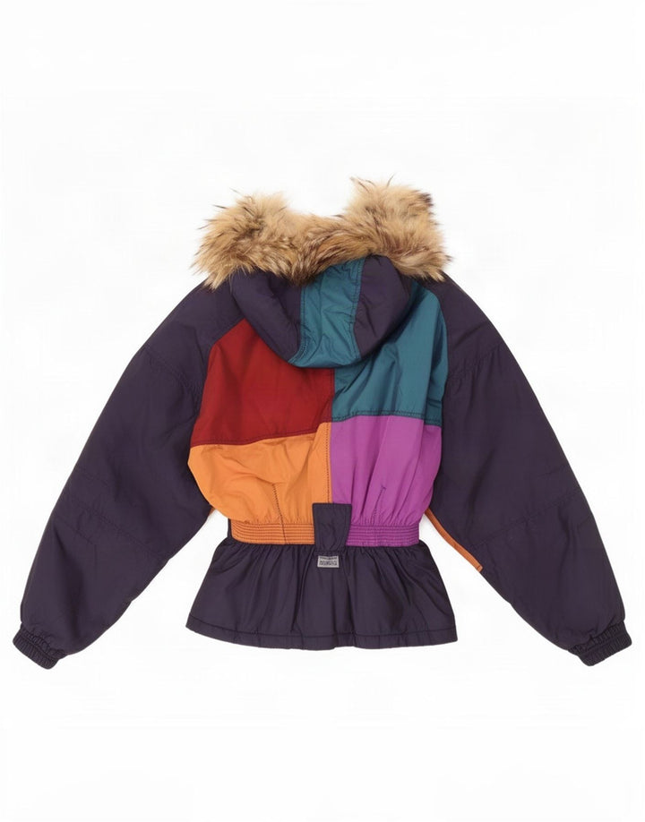Gigi Rizzi Damen Windjacke IT 42 Medium Navy Blue Colourblock