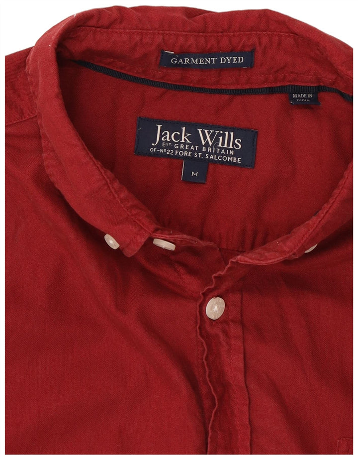 Jack Wills Herrenhemd Mittelrot
