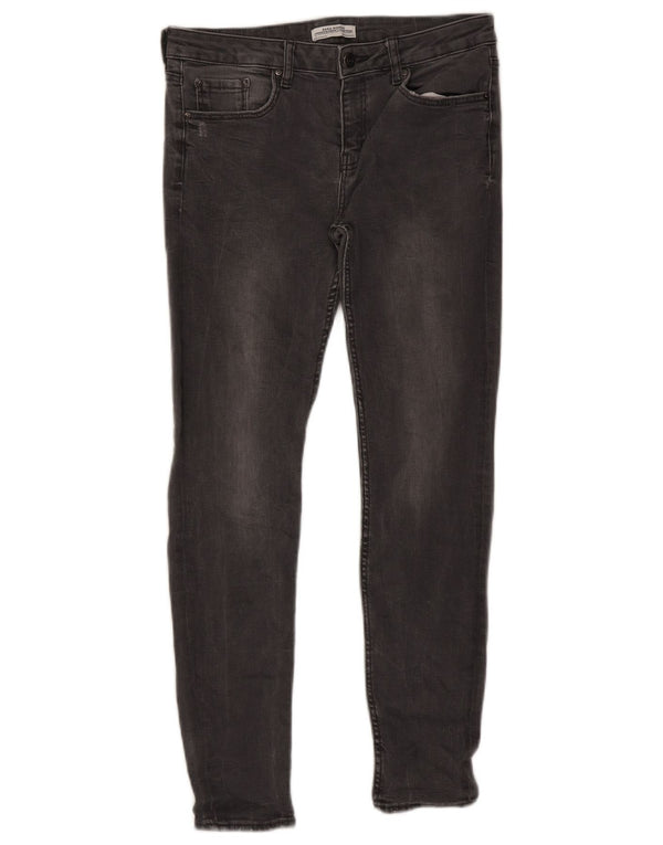 Zara Damen Skinny Jeans EU 38 Small W28 L27 Grau
