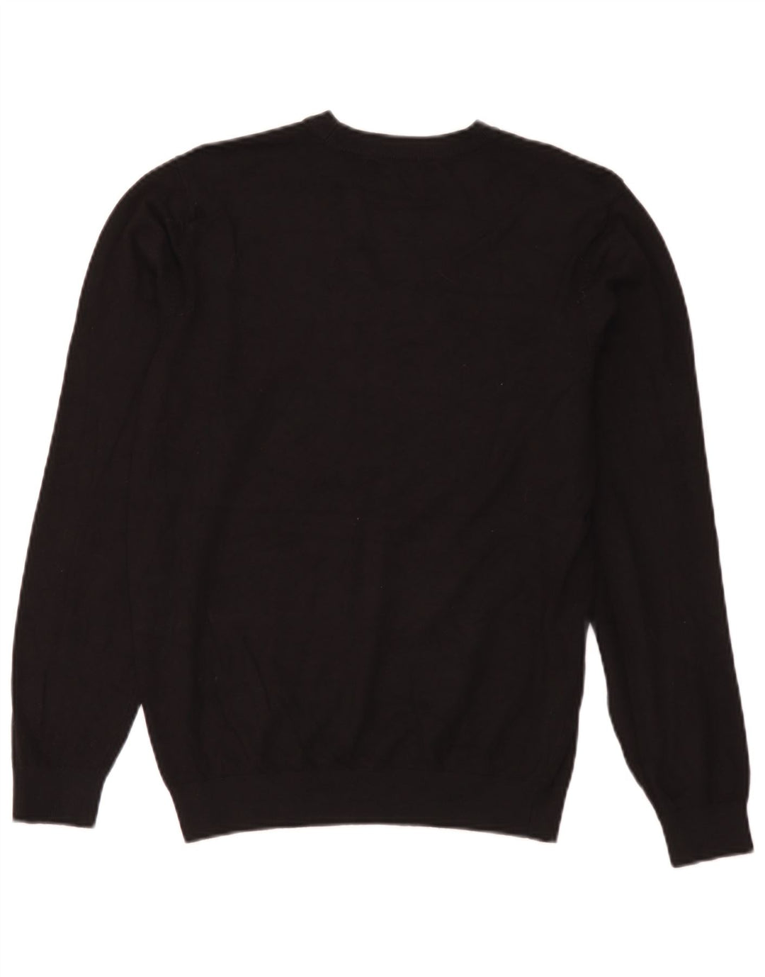 Zara Damen-Pullover mit Rundhalsausschnitt, Gr. 14, mittlere schwarze Viskose