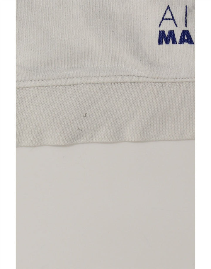 NIKE Herren-Kapuzenpullover mit Grafik, groß, aus weißer Baumwolle