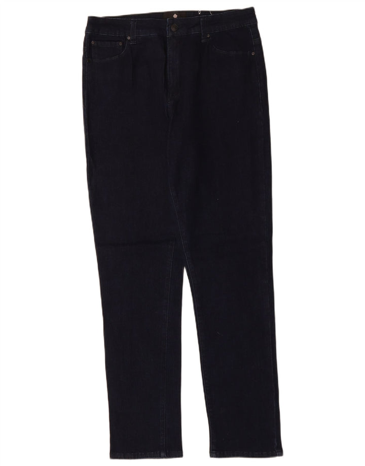 JIGSAW Damen Slim Jeans UK 14 Large W32 L31 Marineblau