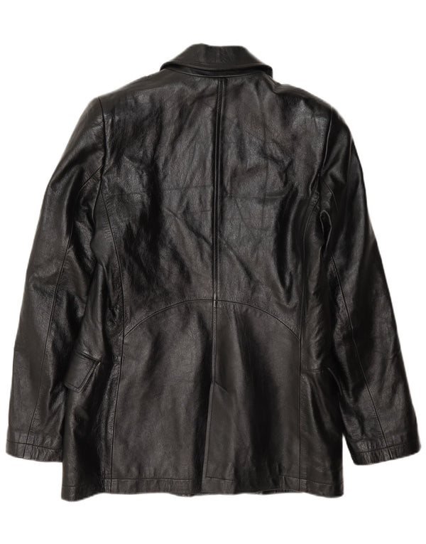 Morelli Damen Lederjacke IT 44 Medium Schwarz
