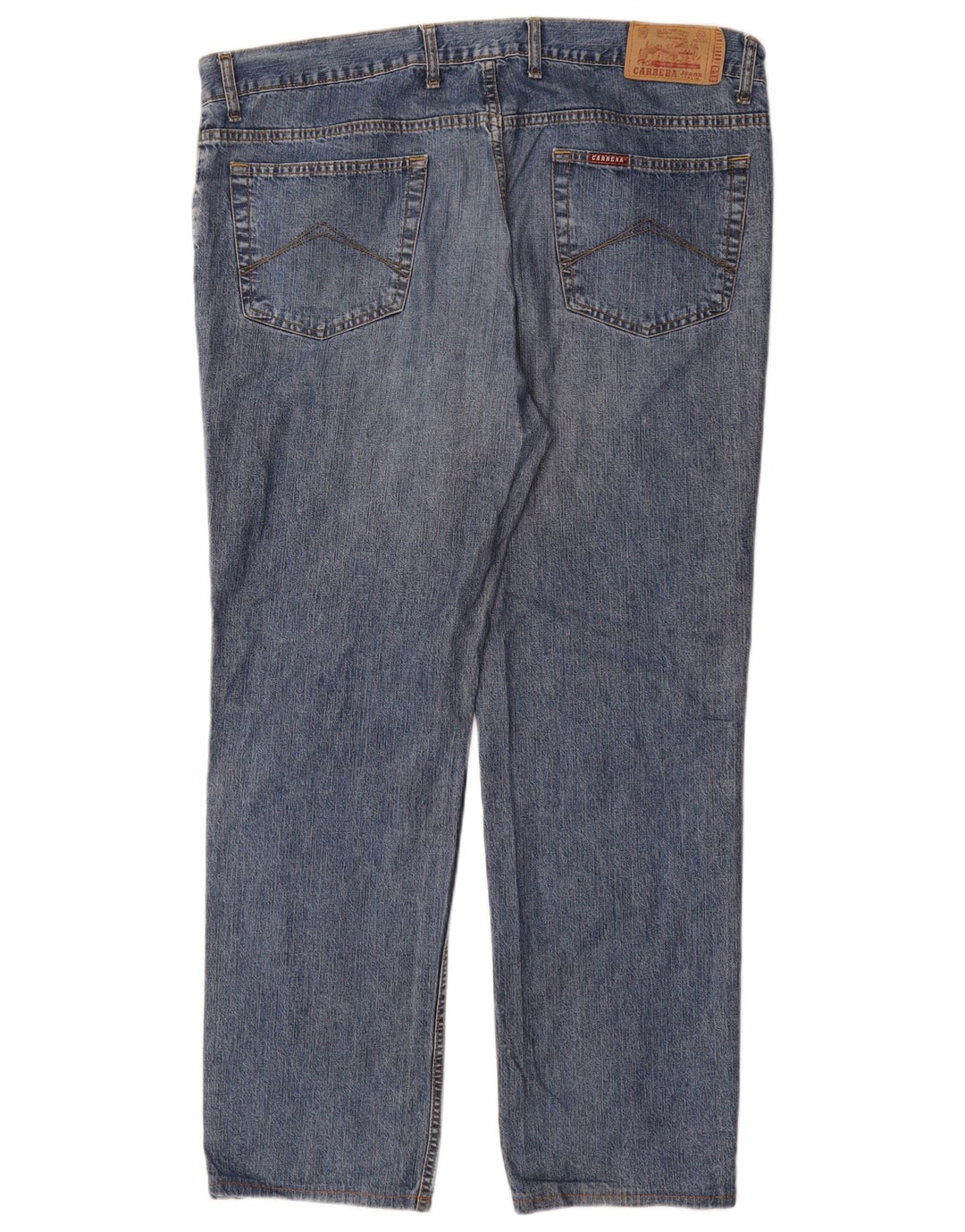 Carrera Herren Straight Jeans W42 L31 Blaue Baumwolle