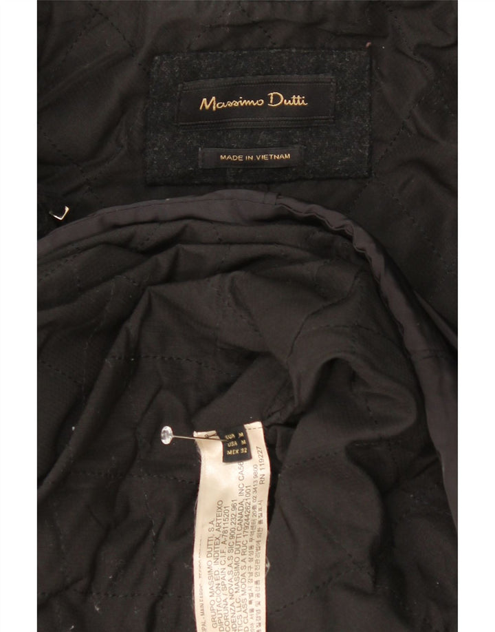 Massimo Dutti Damen-Windbreaker-Mantel, UK 14, mittleres Marineblau, Farbblock