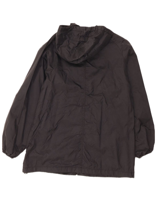 Champion Jungen-Regenjacke mit Kapuze, 13–14 Jahre, XL, Schwarz