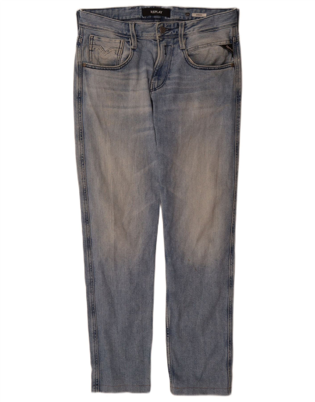 Replay Herren Anbass Slim Jeans W29 L30 Blau