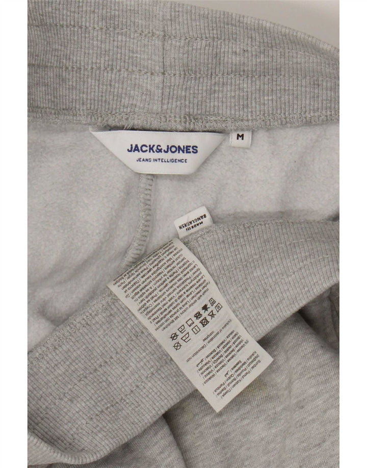 Jack & Jones Herren-Trainingshose, Jogginghose, mittelgrau gefleckte Baumwolle