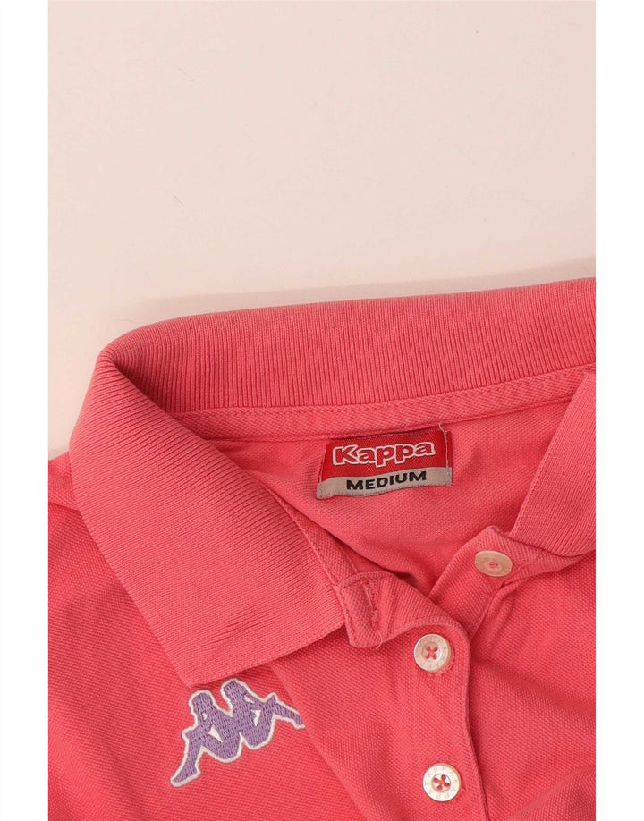 Kappa Damen Poloshirt UK 12 Mittelrosa