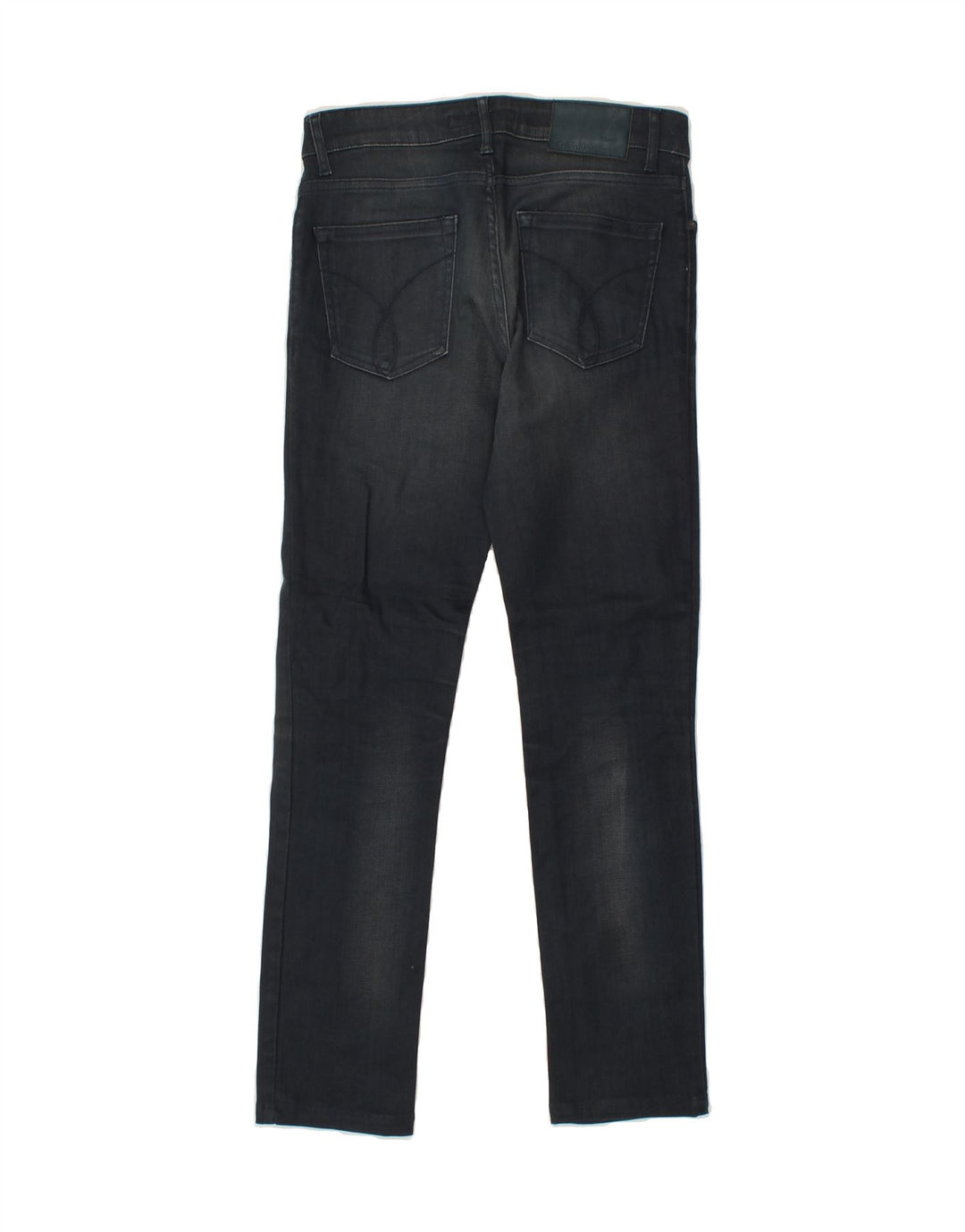 CALVIN KLEIN Womens Slim Jeans W29 L32 Navy Blue Cotton Vintage Calvin Klein and Second-Hand Calvin Klein from Messina Hembry 