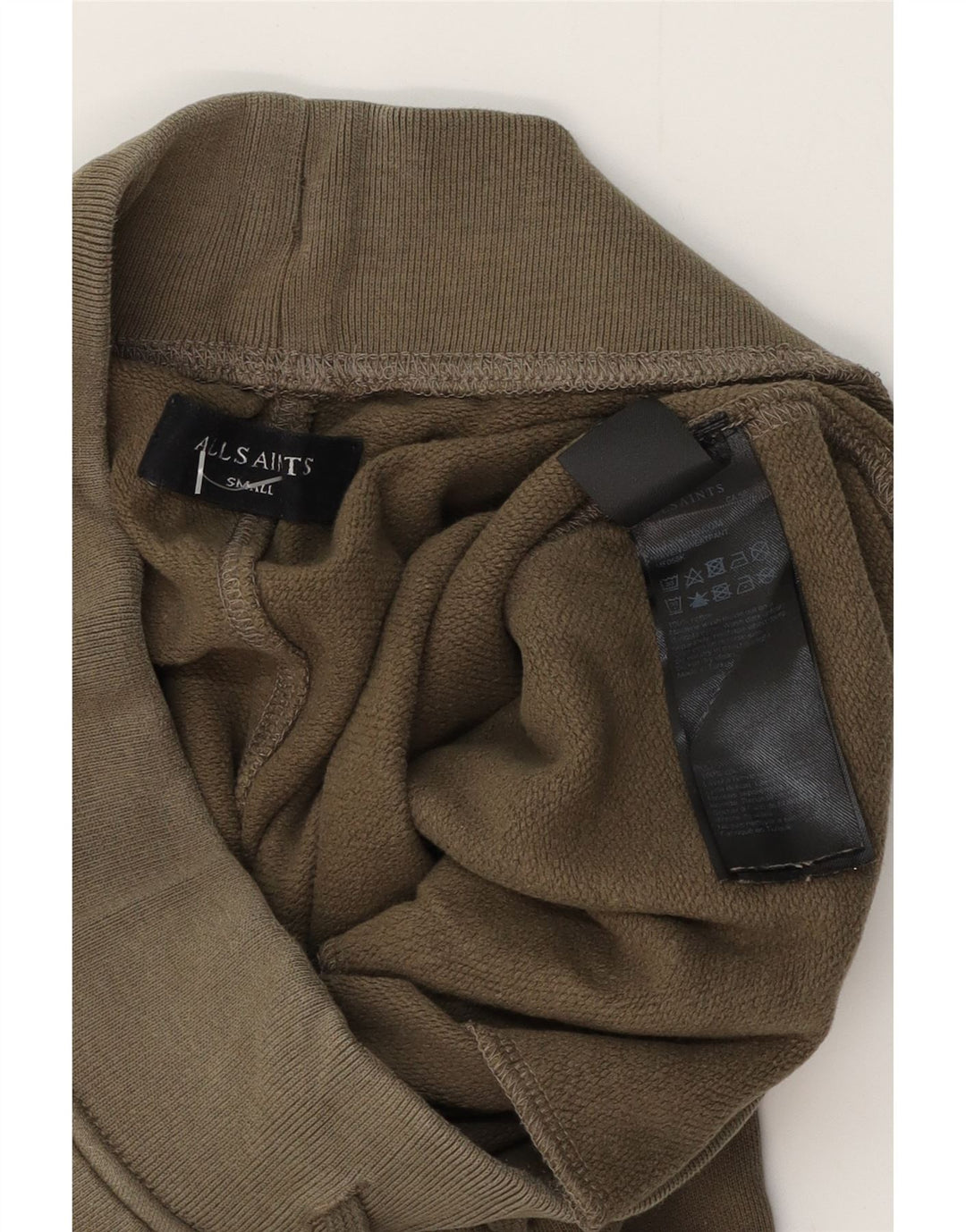 ALL SAINTS Herren-Trainingshose, Jogginghose, Größe S, Khaki, Baumwolle