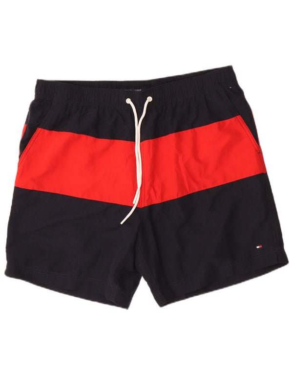 Tommy Hilfiger Herren-Badeshorts XL, Marineblau, Farbblock