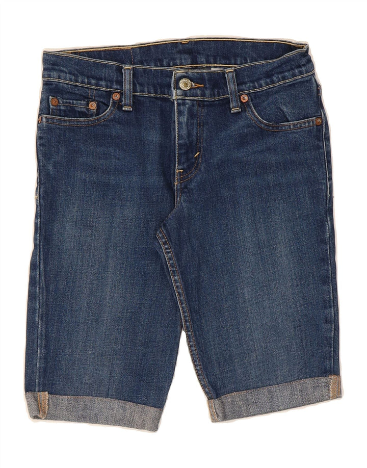 LEVI'S Womens Denim Shorts W26 Small Blue Cotton Vintage Levi's and Second-Hand Levi's from Messina Hembry 
