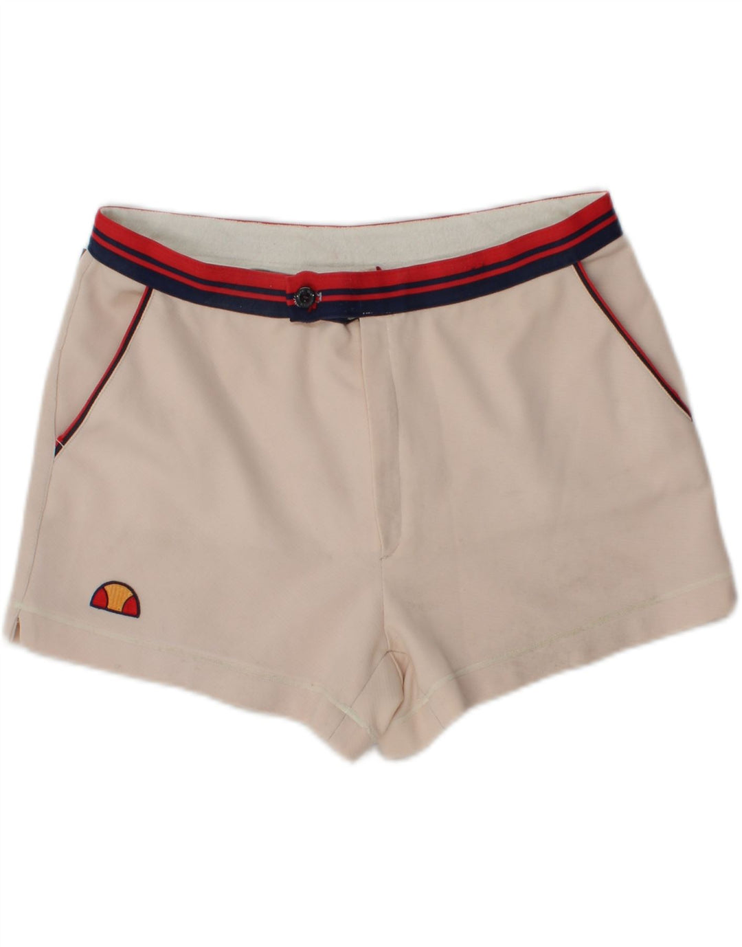 ELLESSE Damen Chinoshorts W30 Medium Off White