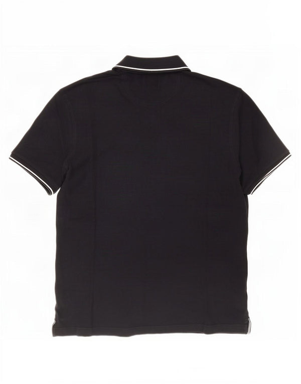 Gant Herren Poloshirt 5XL Schwarz Baumwolle
