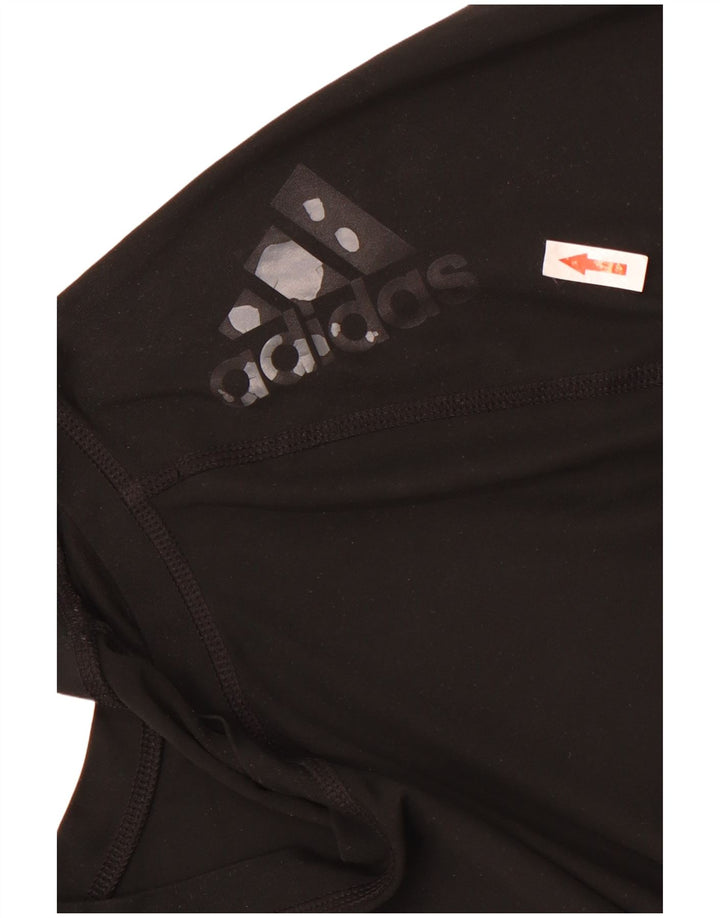 Adidas Damen Climacool Top Langarm UK 14 Large Schwarz