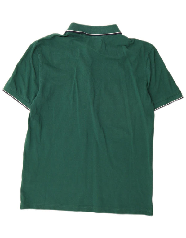 Kappa Herren-Poloshirt, groß, grüne Baumwolle