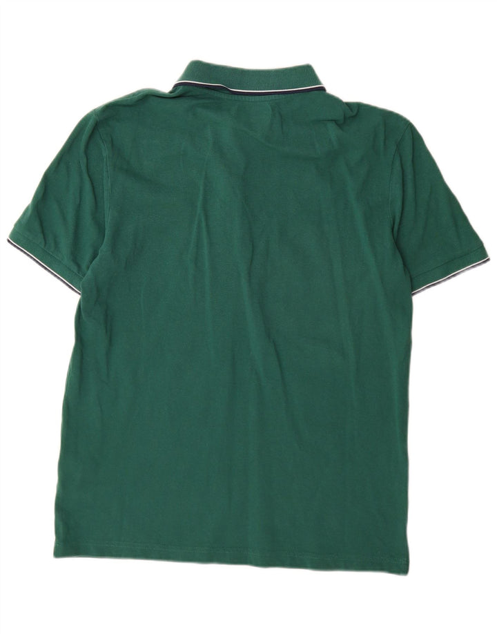 Kappa Herren-Poloshirt, groß, grüne Baumwolle