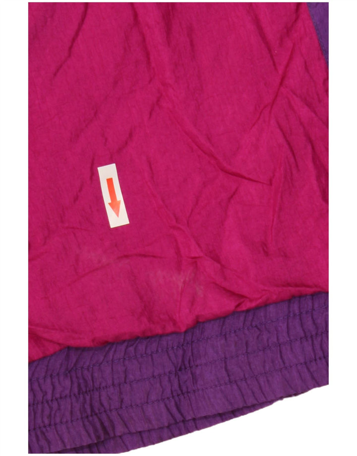 Sunterra Herren-Trainingsanzug-Oberteil, Jacke, groß, lila, Colourblock-Nylon