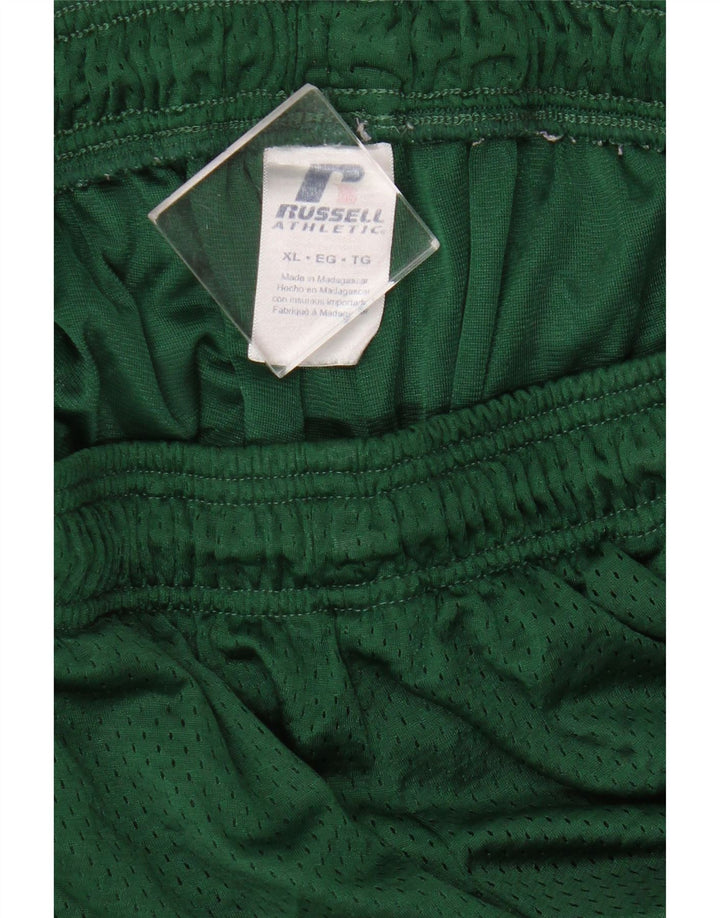Russell Athletic Herren Sportshorts XL Grün Polyester