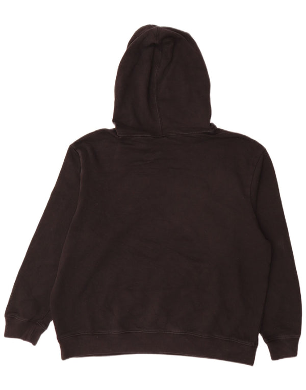 Gap Mens Graphic Hoodie Jumper XL Black Cotton